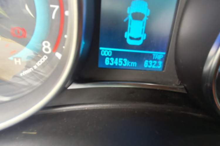 Used Haval H1 2017 Blue Label 1.5L AMT Standard Model Odometer Close Up