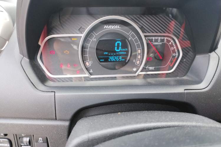 Used Haval H1 2017 Red Label 1.5L Manual Luxury Model Odometer Close Up