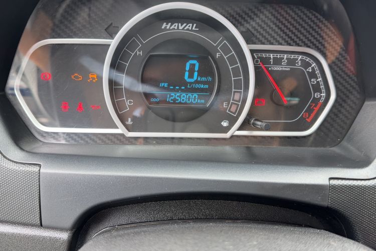 Used Haval H1 2017 Red-Label 1.5L AMT Luxury Model Odometer Close Up