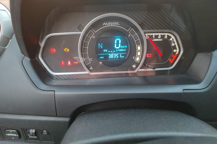 Used Haval H1 2017 Red-Label 1.5L AMT Comfort Model Odometer Close Up