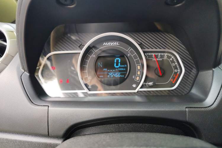 Used Haval H1 2017 Red-Label 1.5L AMT Comfort Model Odometer Close Up