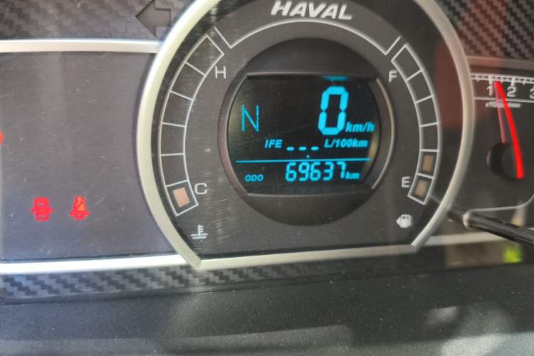 Used Haval H1 2017 Red-Label 1.5L AMT Comfort Model Odometer Close Up