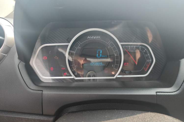 Used Haval H1 2017 Red Label 1.5L Manual Luxury Model Odometer Close Up