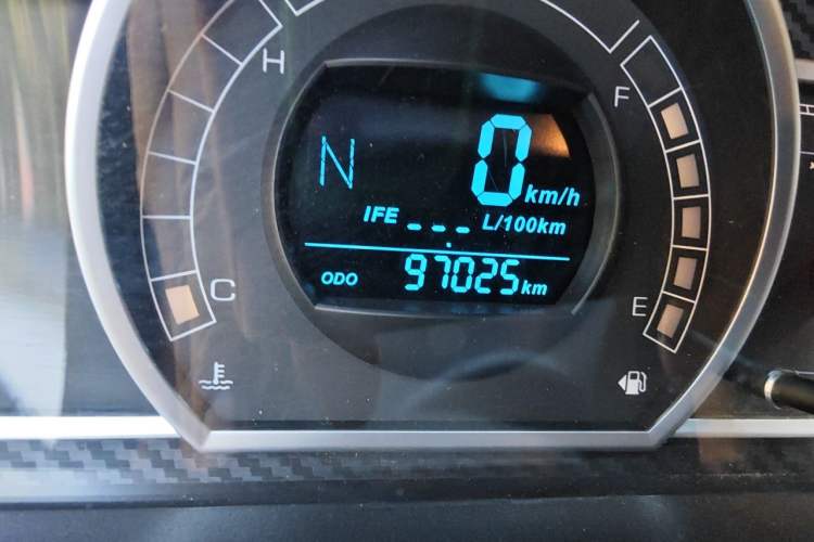 Used Haval H1 2017 Red-Label 1.5L AMT Luxury Model Odometer Close Up