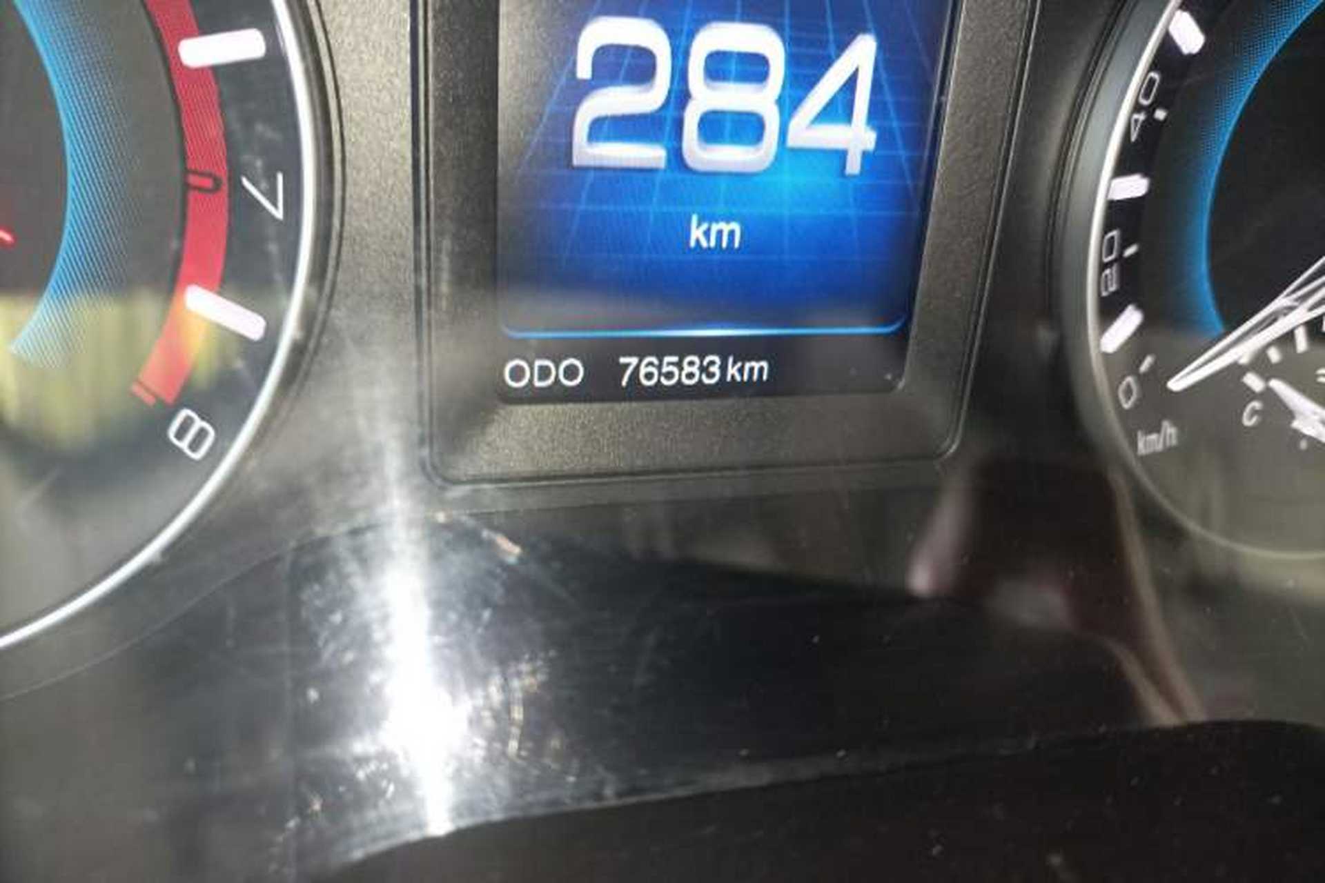 Used Haval H2 2014 1.5T Manual Two-Wheel Drive Elite Edition Odometer Close Up