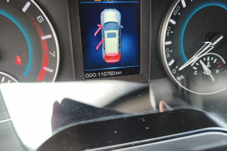 Used Haval H2 2014 1.5T Manual Two-Wheel Drive Prestige Edition Odometer Close Up