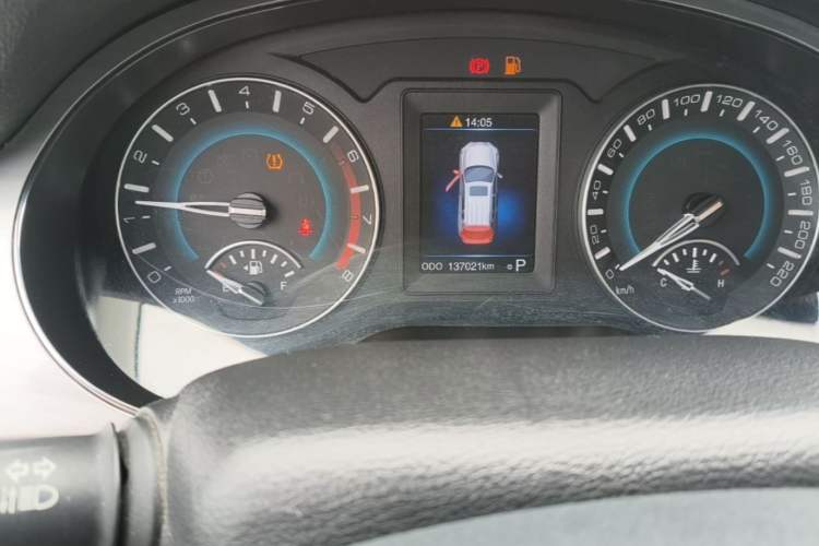 Used Haval H2 2016 Red-Label 1.5T Automatic Two-Wheel Drive Luxury Model Odometer Close Up
