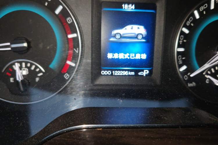 Used Haval H2 2016 Red Label 1.5T Automatic Two-Wheel Drive Elite Model Odometer Close Up