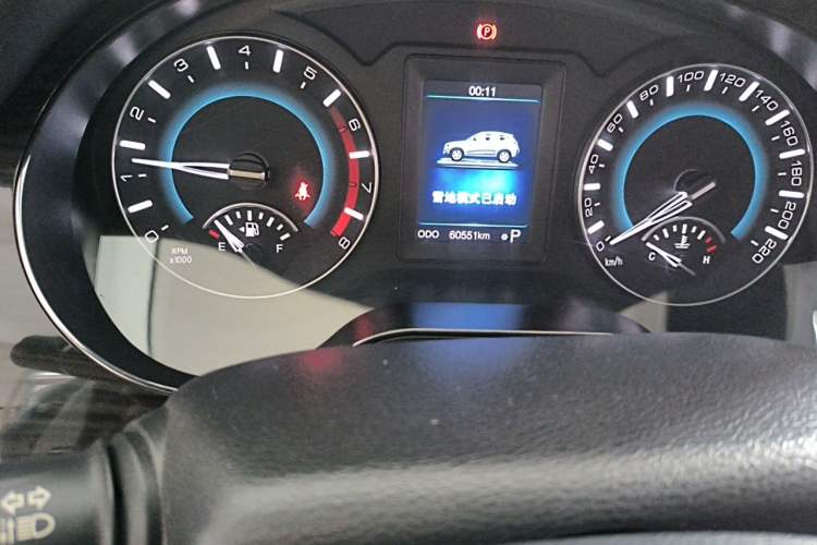 Used Haval H2 2016 Red-Label 1.5T Automatic Two-Wheel Drive Luxury Model Odometer Close Up