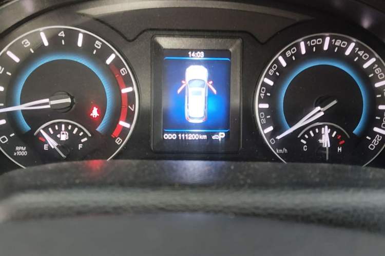 Used Haval H2 2016 Red-Label 1.5T Automatic Two-Wheel Drive Luxury Model Odometer Close Up