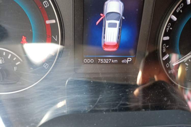 Used Haval H2 2017 Blue Label 1.5T Automatic Two-Wheel Drive Elite Model Odometer Close Up