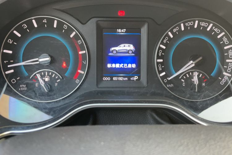 Used Haval H2 2017 Blue Label 1.5T Automatic Two-Wheel Drive Elite Model Odometer Close Up