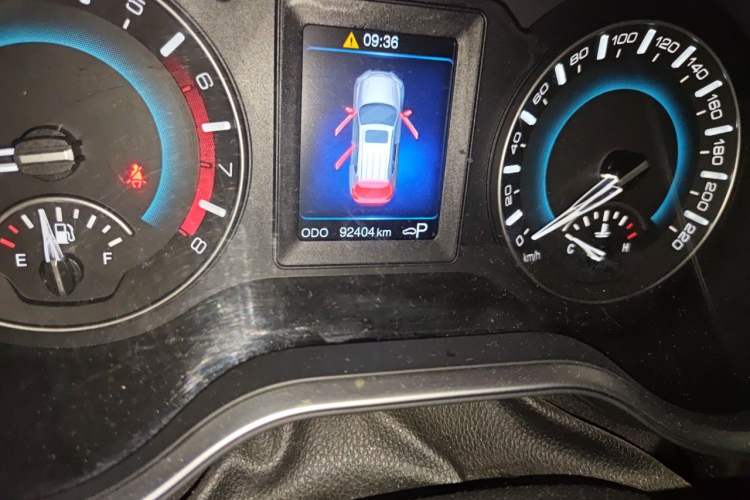 Used Haval H2 2017 Blue Label 1.5T Automatic Two-Wheel Drive Elite Model Odometer Close Up