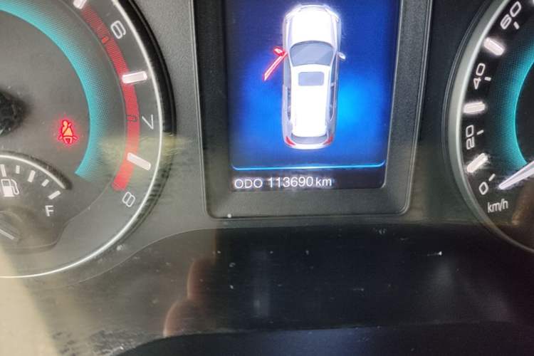 Used Haval H2 2017 Red-Label 1.5T Manual Two-Wheel Drive Comfort Model Odometer Close Up