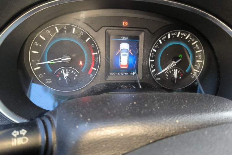 Used Haval H2 2017 Blue Label 1.5T Automatic Two-Wheel Drive Luxury Model Odometer Close Up