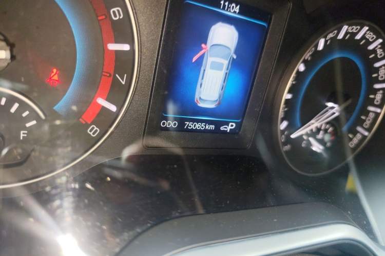 Used Haval H2 2017 Blue Label 1.5T Automatic Two-Wheel Drive Prestige Model Odometer Close Up