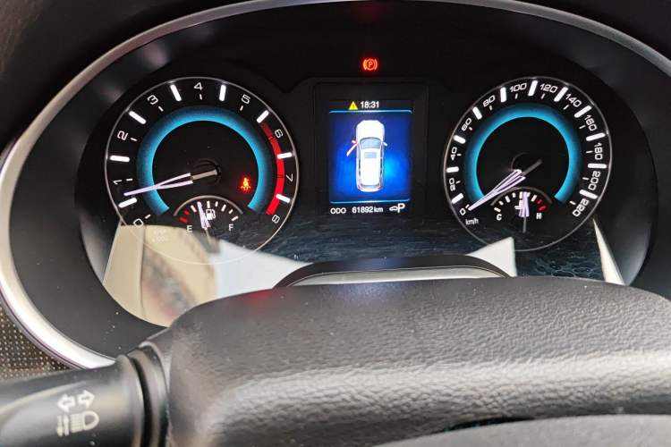 Used Haval H2 2017 Blue Label 1.5T Automatic Two-Wheel Drive Luxury Model Odometer Close Up