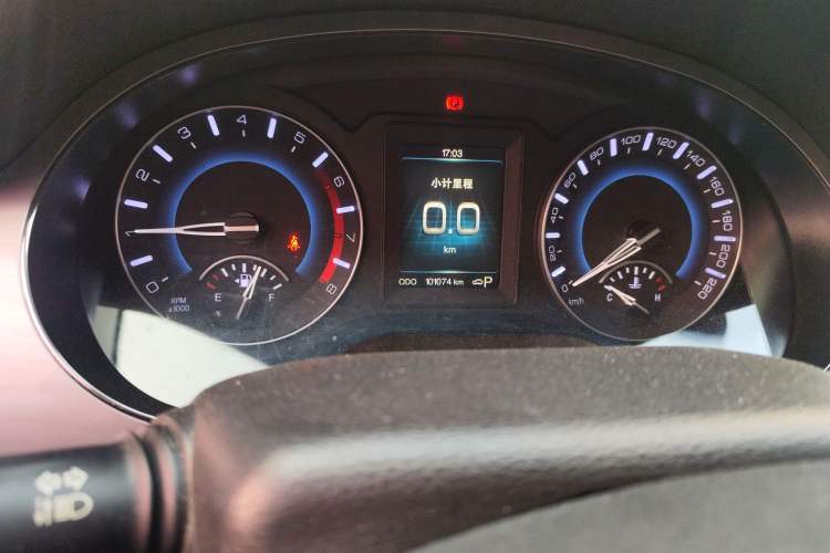 Used Haval H2 2017 Red-Label 1.5T Automatic Two-Wheel Drive Elite Model Odometer Close Up