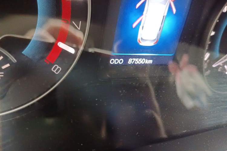Used Haval H2 2017 Blue Label 1.5T Automatic Two-Wheel Drive Luxury Model Odometer Close Up