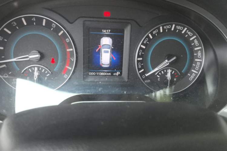 Used Haval H2 2017 Red-Label 1.5T Automatic Two-Wheel Drive Luxury Model Odometer Close Up
