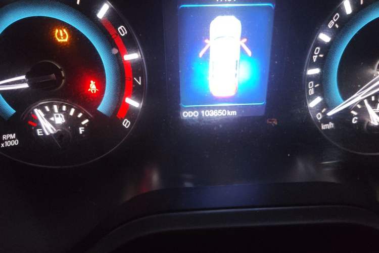 Used Haval H2 2017 Blue Label 1.5T Manual Two-Wheel Drive Luxury Model Odometer Close Up