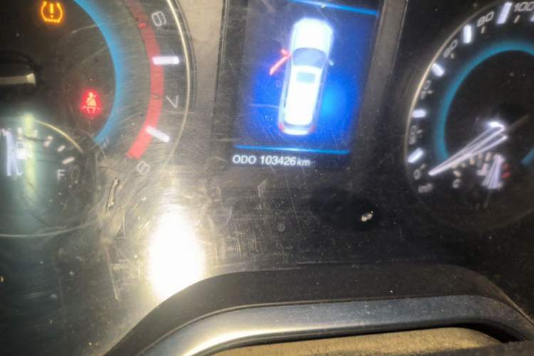 Used Haval H2 2017 Blue Label 1.5T Manual Two-Wheel Drive Elite Model Odometer Close Up