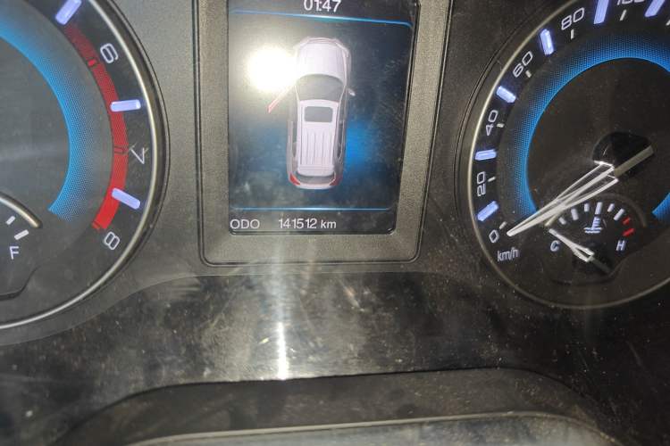 Used Haval H2 2017 Blue Label 1.5T Automatic Two-Wheel Drive Elite Model Odometer Close Up