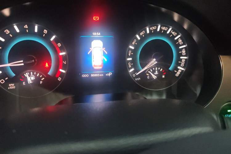 Used Haval H2 2017 Red-Label 1.5T Automatic Two-Wheel Drive Elite Model Odometer Close Up