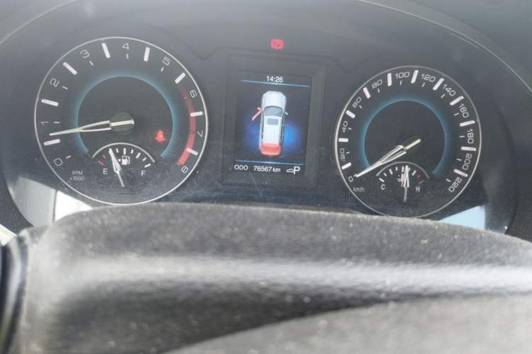 Used Haval H2 2017 Red-Label 1.5T Automatic Two-Wheel Drive Elite Model Odometer Close Up