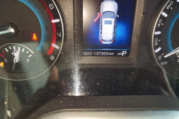 Used Haval H2 2017 Blue Label 1.5T Automatic Two-Wheel Drive Luxury Model Odometer Close Up