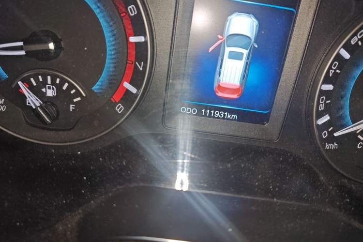 Used Haval H2 2017 Red-Label 1.5T Manual Two-Wheel-Drive Elite Model Odometer Close Up
