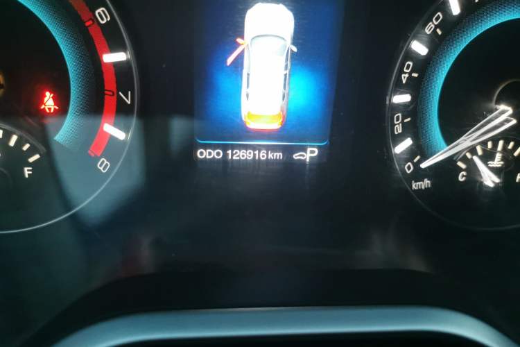 Used Haval H2 2017 Blue Label 1.5T Automatic Two-Wheel Drive Elite Model Odometer Close Up