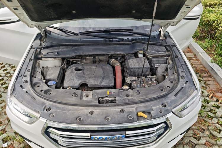 Used Haval H2 2018 Chuanxiang Edition Blue Badge 1.5T Dual-Clutch Two-Wheel Drive ZhiShang Model Engine Bay