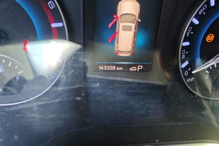 Used Haval H2 2018 Blue-Label 1.5T Dual-Clutch Two-Wheel-Drive Luxury Model Odometer Close Up