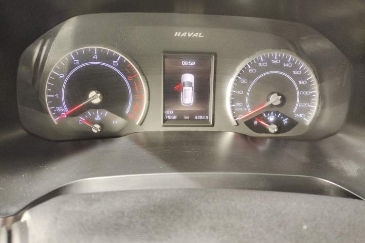Used Haval H2s 2018 Red-Label 1.5T Dual-Clutch Luxury Model Odometer Close Up