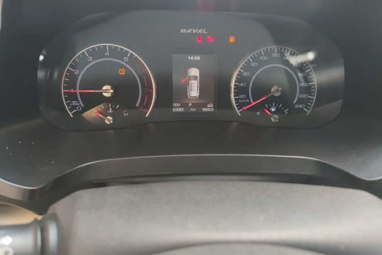 Used Haval H2s 2017 Blue Label 1.5T Dual-Clutch Luxury Model Odometer Close Up
