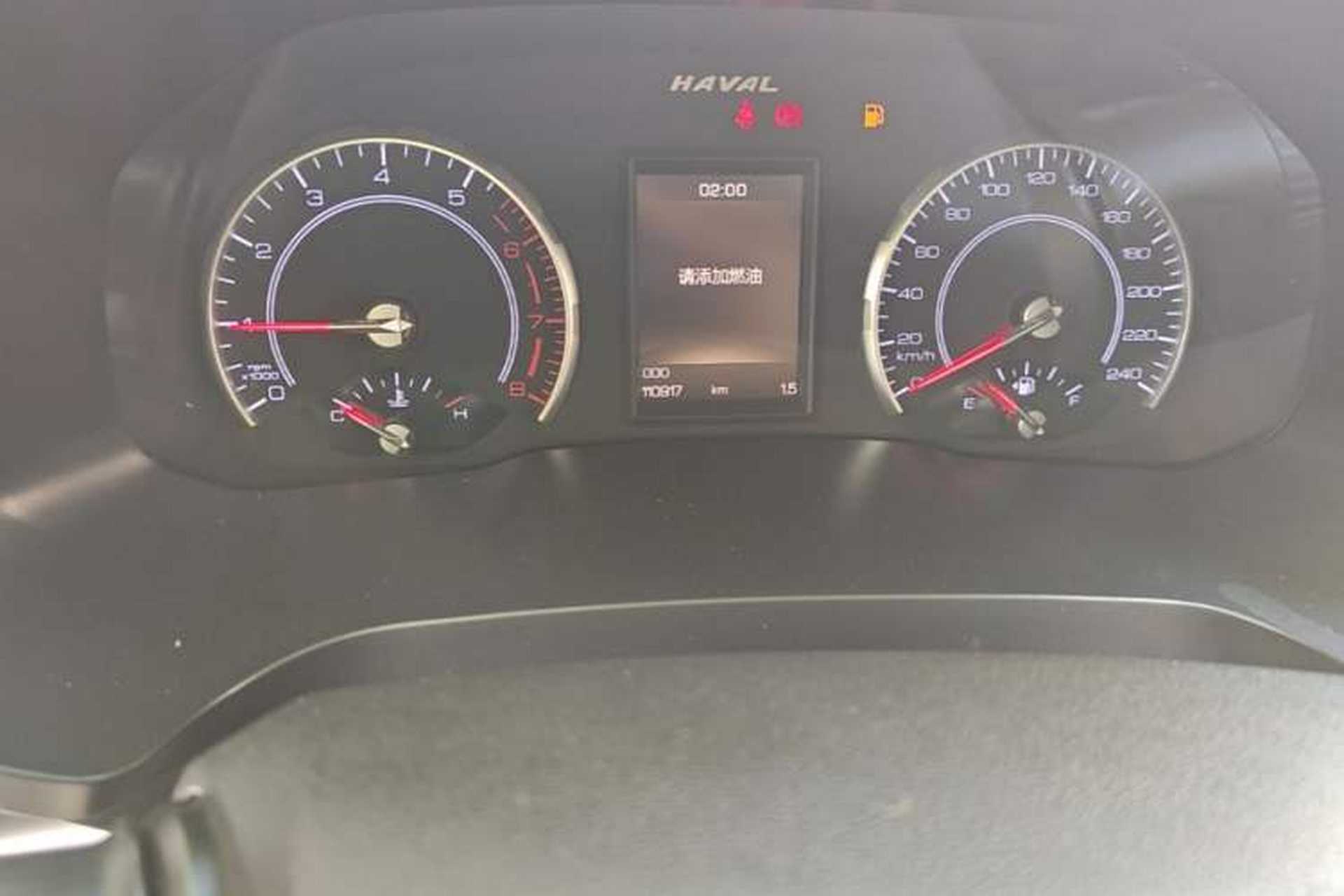 Used Haval H2s 2017 Blue Label 1.5T Manual Elite Model Odometer Close Up