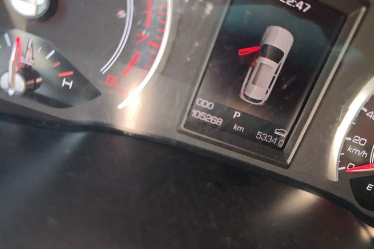 Used Haval H2s 2017 Blue Label 1.5T Dual-Clutch Elite Model Odometer Close Up