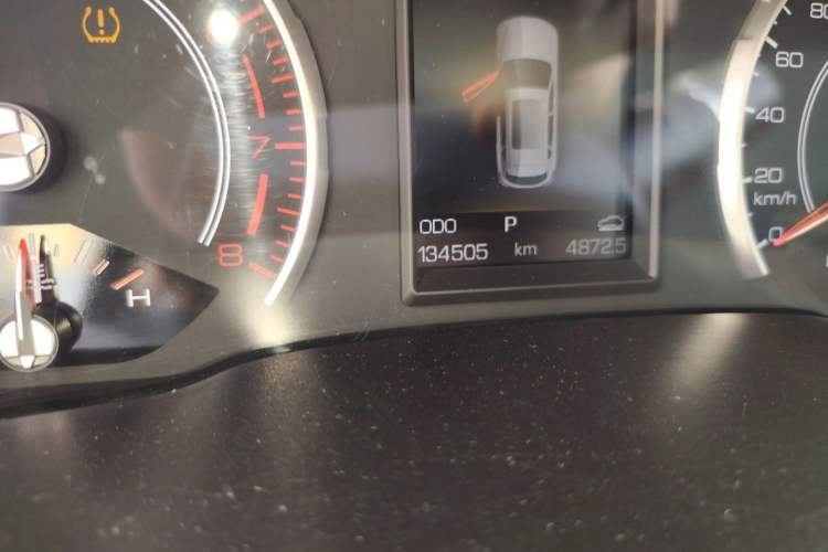 Used Haval H2s 2017 Red-Label 1.5T Dual-Clutch Elite Model Odometer Close Up