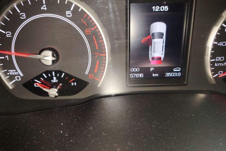 Used Haval H2s 2017 Blue Label 1.5T Dual-Clutch Comfort Model Odometer Close Up
