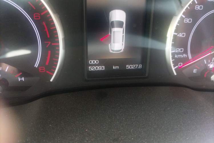 Used Haval H2s 2017 Blue Label 1.5T Manual Elite Model Odometer Close Up