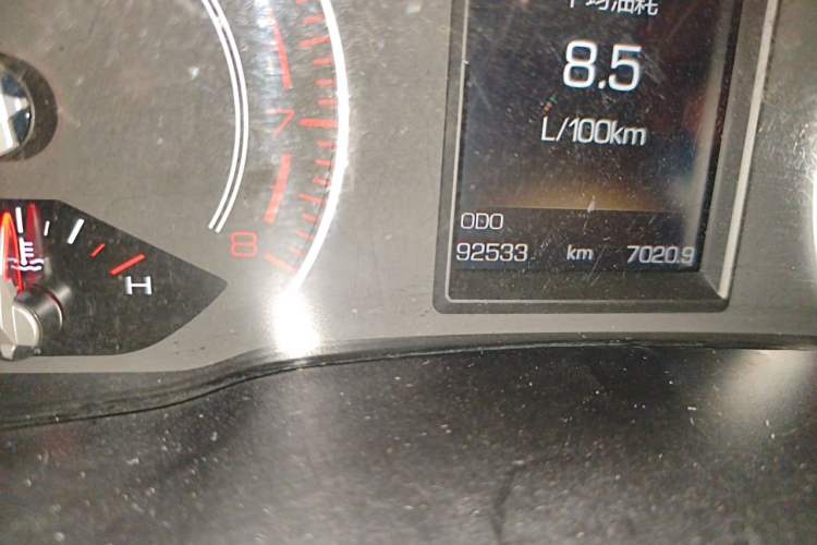 Used Haval H2s 2017 Blue Label 1.5T Manual Elite Model Odometer Close Up