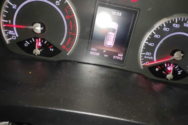 Used Haval H2s 2017 Blue Label 1.5T Dual-Clutch Elite Model Odometer Close Up