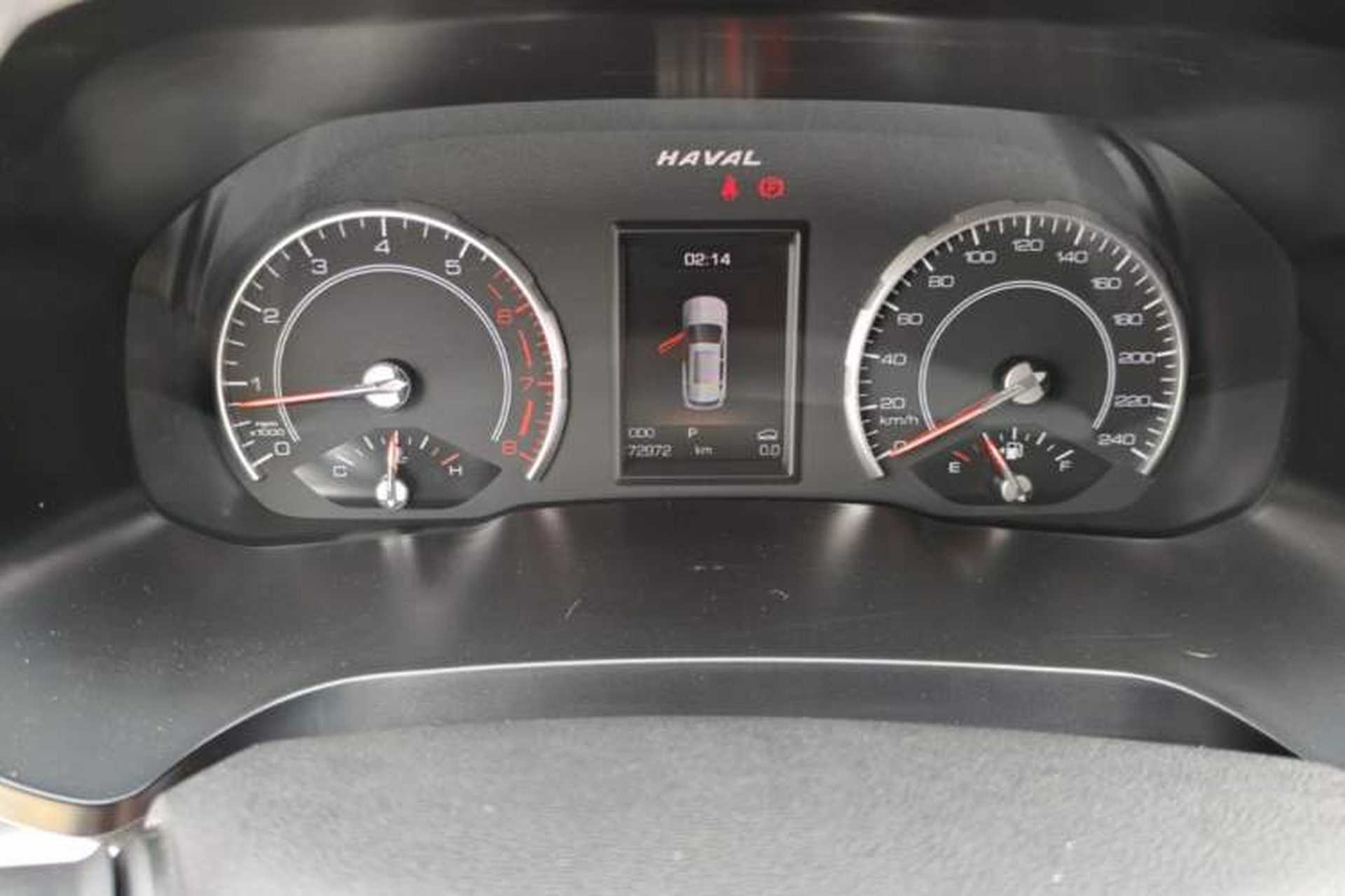 Used Haval H2s 2017 Red-Label 1.5T Dual-Clutch Comfort Model Odometer Close Up