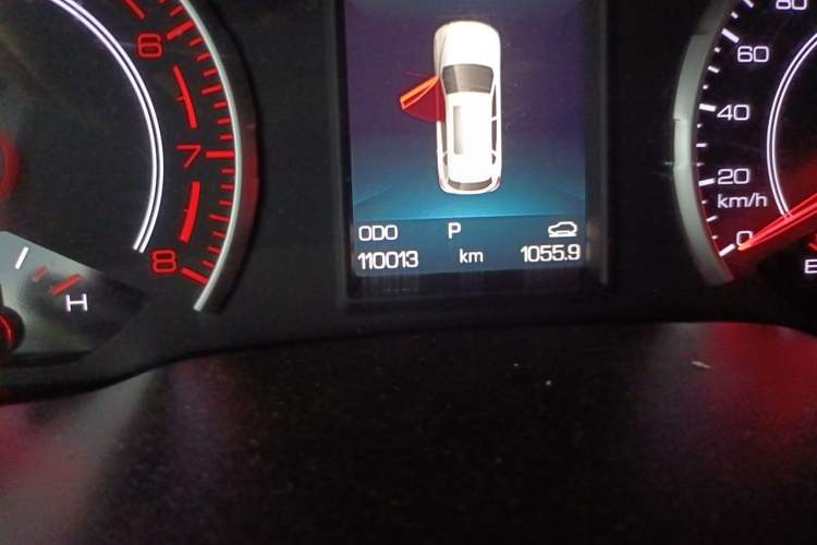 Used Haval H2s 2017 Blue Label 1.5T Dual-Clutch Elite Model Odometer Close Up