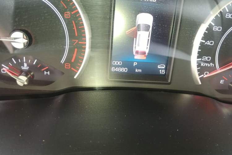 Used Haval H2s 2017 Blue Label 1.5T Dual-Clutch Comfort Model Odometer Close Up