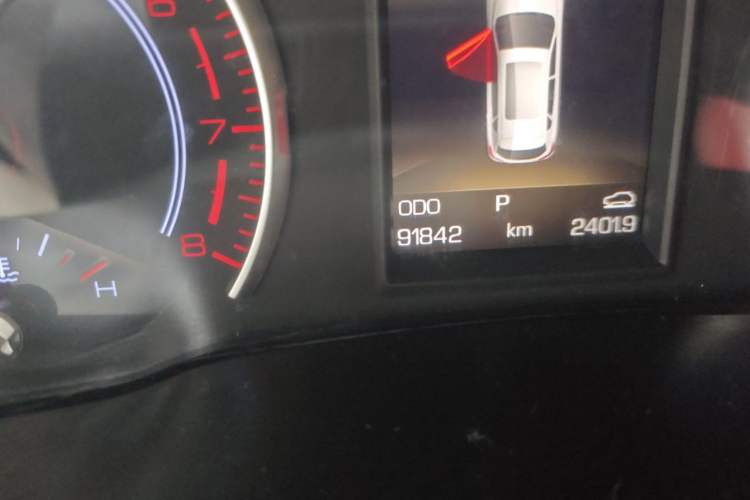 Used Haval H2s 2017 Blue Label 1.5T Dual-Clutch Elite Model Odometer Close Up