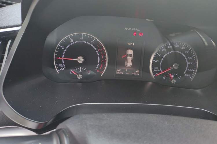 Used Haval H2s 2017 Blue Label 1.5T Dual-Clutch Elite Model Odometer Close Up