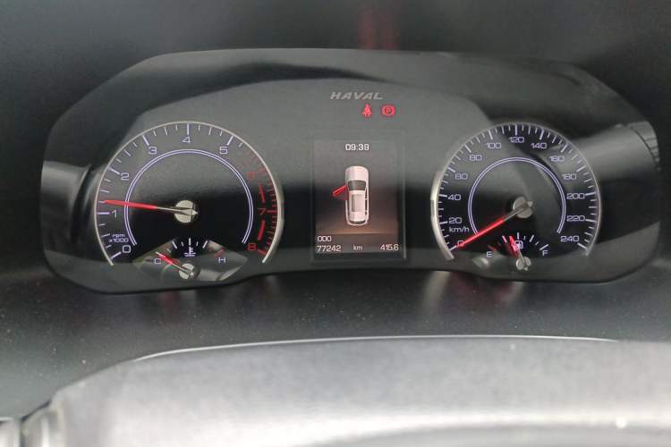 Used Haval H2s 2017 Red-Label 1.5T Manual Elite Model Odometer Close Up