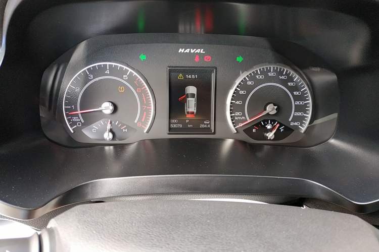 Used Haval H2s 2018 Red-Label 1.5T Dual-Clutch ZhiShang Model Odometer Close Up